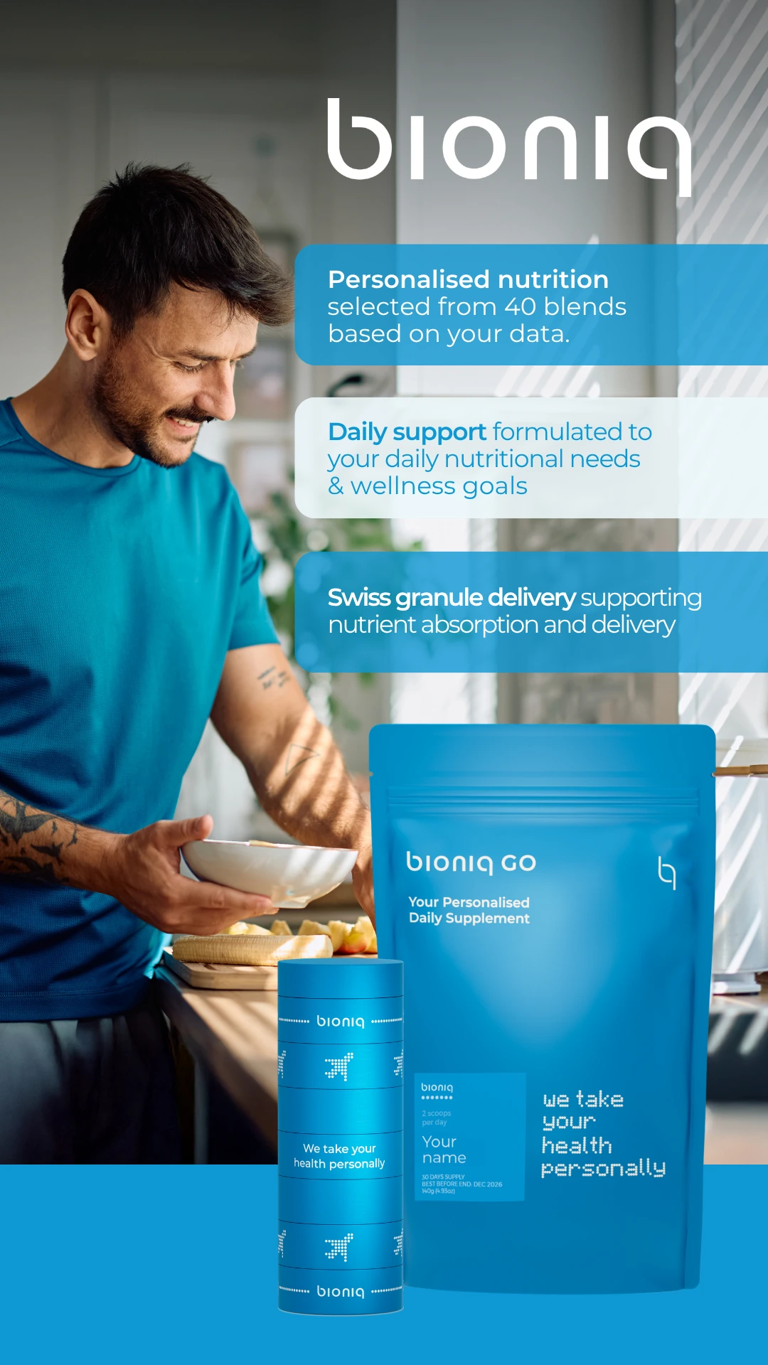 Bioniq Micro-granules and Swiss Standards